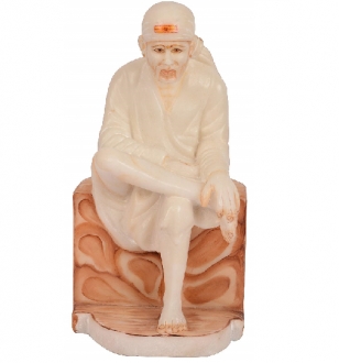 Makrana Marble Handicraft Sai Baba Statue